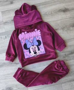 Костюм «Mouse» бордовый, девочка 9-18мес-3-5 лет