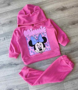 Костюм «Mouse» малиновый, девочка 9-18мес-3-5 лет