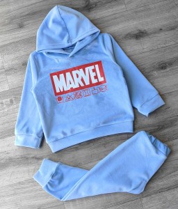 Костюм "Marvel" голубой, мальчик 3-5-7-9 лет