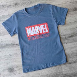 Футболка "Marvel" серый(графитовый), мальчик 10-11-12-13 лет