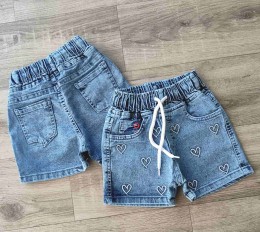 Шорти Hiwro "Сердечка", синій, дівчинка 6-7-8-9 років