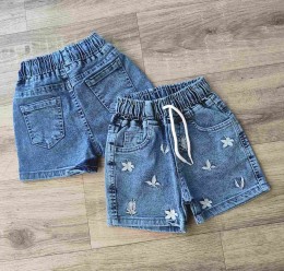 Шорти Hiwro "Листочки", синій, дівчинка 2-3-4-5 років