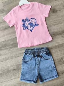 Костюм Titi Es Kids "Be mine" розовый, девочка 2-3-4-5 лет