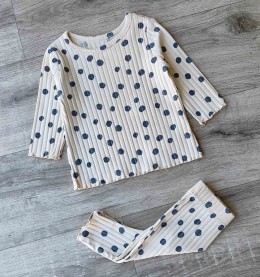 Костюм «Крапки» бежевий, дівчинка 3 місяців