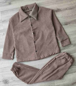 Костюм "Однотонний" коричневий, хлопчик 6-7-8-9 років