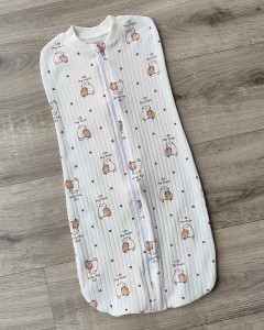 Кокон «My mum» белый, девочка 0-3 месяцев