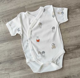 Боди "Зайчики" молочный, унисекс 0-3 месяцев