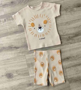 Костюм «Roar» бежевий, хлопчик 3-6 місяців