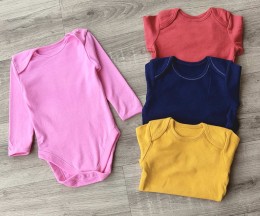 Боді "Однотонний" мікс кольорів, унісекс 9 місяців