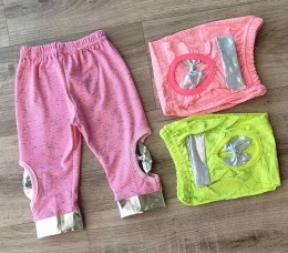 Трессы "Бант" микс цветов , девочка 1-2-3-4-5 лет