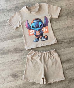 Костюм «Стіч» бежевий, хлопчик 9-18міс-3-5 років