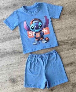 Костюм «Стіч» синій, хлопчик 9-18міс-3-5 років