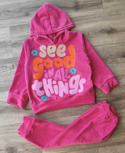 Костюм "See good" малиновый, девочка 3-5-7-9 лет