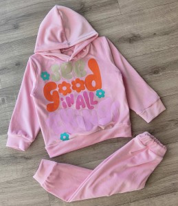 Костюм "See good" розовый, девочка 3-5-7-9 лет