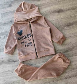 Костюм "Mickey fine" коричневый, унисекс 1-2-3 лет