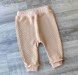 Штаны "Однотонные", коричневый, мальчик 3-6-9-12 месяца
