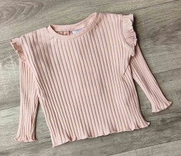 Реглан "Однотонний" персиковий, дівчинка 6-12 місяців