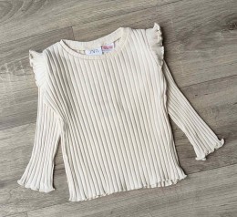 Реглан "Однотонний" молочний, дівчинка 9-12 місяців