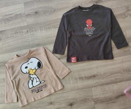 Реглан "Мікс малюнків" мікс кольорів, хлопчик 12-18-24 місяців