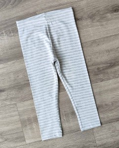 Лосины "Полоски" серый, девочка 24 месяца