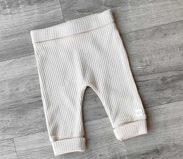 Штани "Однотонний" бежевий, унысекс 0-6-24 місяців