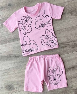 Костюм «Mouse» рожевий, дівчинка 6-9-18-36 місяців