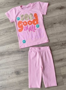 Костюм «See good» розовый, девочка 3-5-7-9 лет