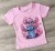 Футболка "Стич" розовый, девочка 1,5-3-5-7-9  лет, фото