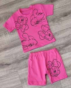 Костюм «Mouse» малиновый, девочка 6-9-18-36 месяцев