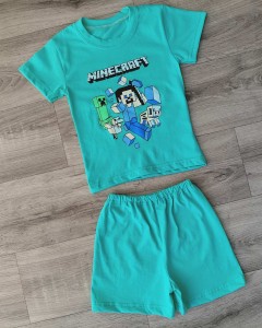 Костюм «Майнкрафт» зеленый, мальчик 3-5-7-9 лет