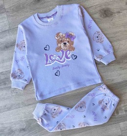 Пижама Supermini "Love" фиолетовый(сиреневый), девочка 4-5-6 лет