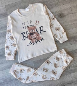 Пижама Supermini "Teddy bear" бежевый, мальчик 4-5-6 лет