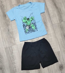 Костюм «Халк» голубой, мальчик 1,5-3-5-7-9 лет