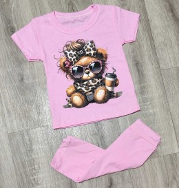 Костюм «Мишка» розовый, девочка 1,5-3-5-7-9 лет