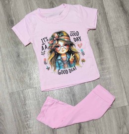 Костюм «Good» розовый, девочка 1,5-3-5-7-9 лет