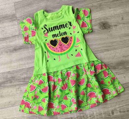 Платье «Summer melon» зеленый, 4-5-6 года