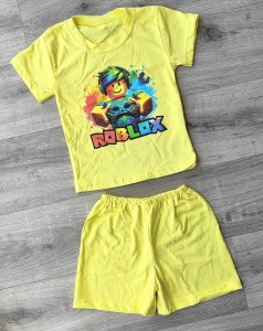 Костюм «Роблокс» желтый, мальчик 3-5-7-9 лет