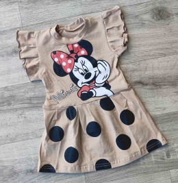 Платье «Mouse» бежевый, 3-5-7-9 года