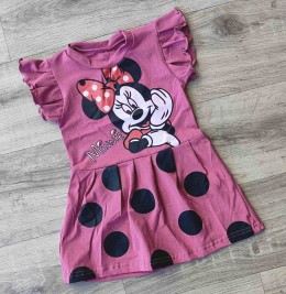 Платье «Mouse» малиновый(темный), 3-5-7-9 года