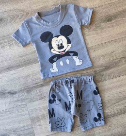 Костюм «Mouse» серый(графитовый), мальчик 6-9-18-36 месяцев