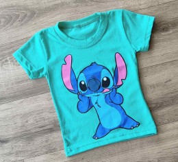 Футболка "Stich" зелений, унісекс 1,5-2-3-4-5 років