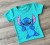 Футболка "Stich" зеленый, унисекс 1,5-2-3-4-5  лет, фото