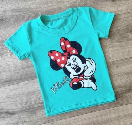Футболка "Mouse" зеленый, девочка 1,5-3-5-7-9 лет