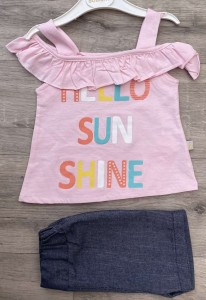 Костюм Bobisko "Sun Shine"розовый,девочка 6-9-12-18 месяцев