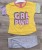 Костюм Citir "GRL PWR", жёлтый, девочка 6-9-12-18 месяцев, фото 1