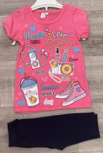Костюм Yoyo "Pretty" фуксин, девочка 3-4-5-6 лет