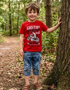 Костюм Akira "Custom" красный, мальчик 5-6-7-8 лет