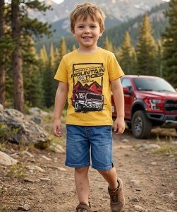 Костюм Akira "Ticer" желтый, мальчик 5-6-7-8 лет