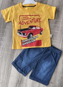 Костюм Akira "Adventure" жёлтый, мальчик 1-2-3-4 года