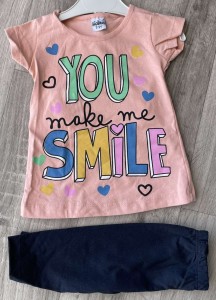 Костюм Buyomus "Smile" персиковый, девочка 2-3-4-5 лет